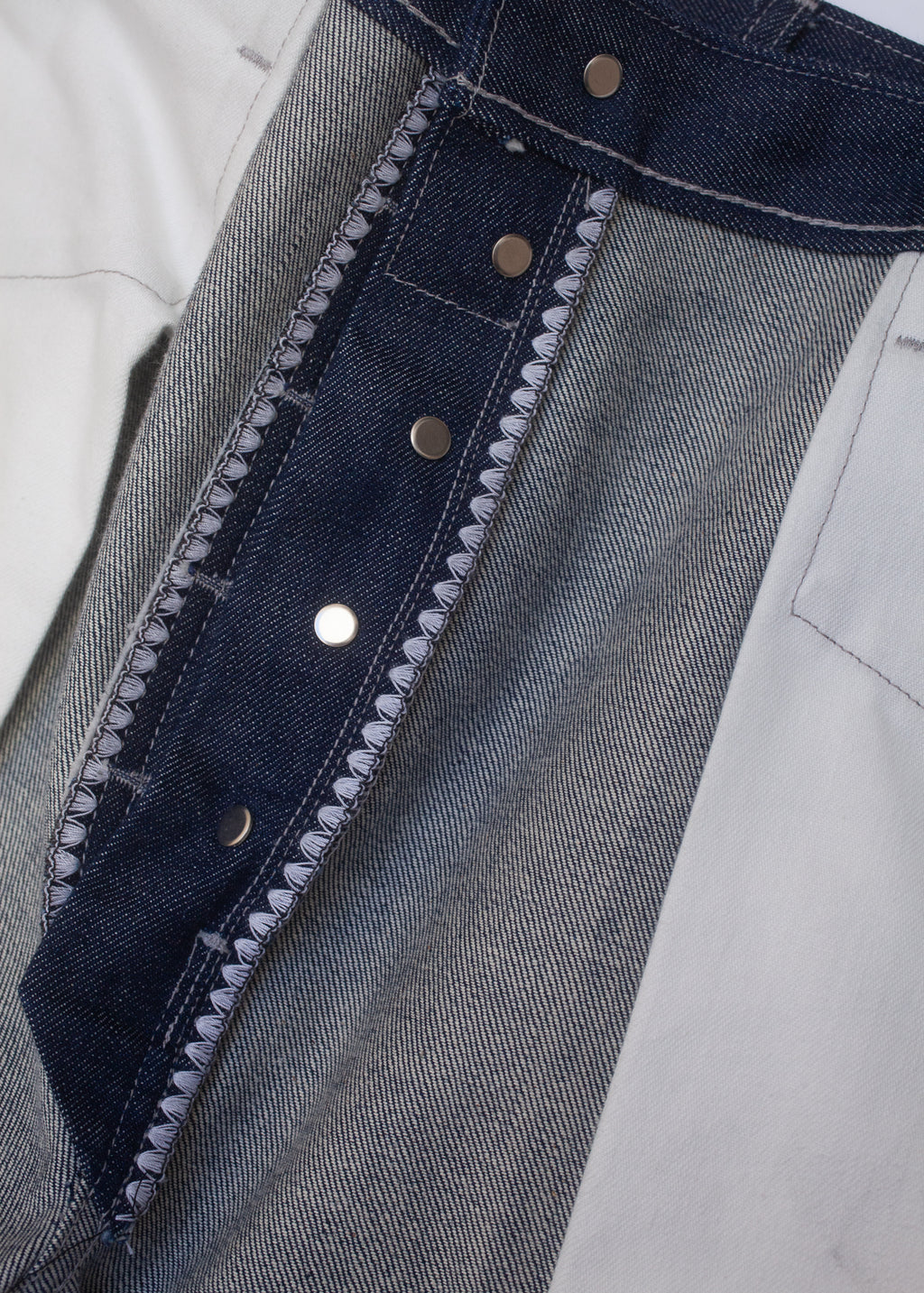 Vintage Straight Cut Jeans - Indigo Selvedge Denim